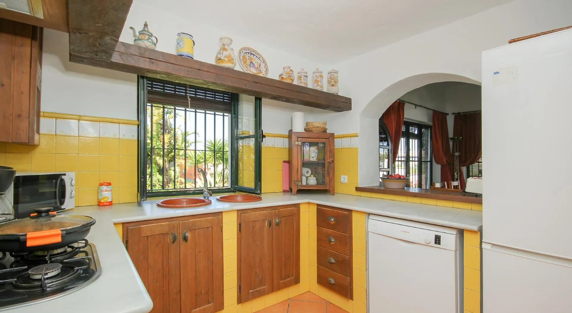 Arteflor Villa With Beautiful Garden At 200M From The Beach El Palmar