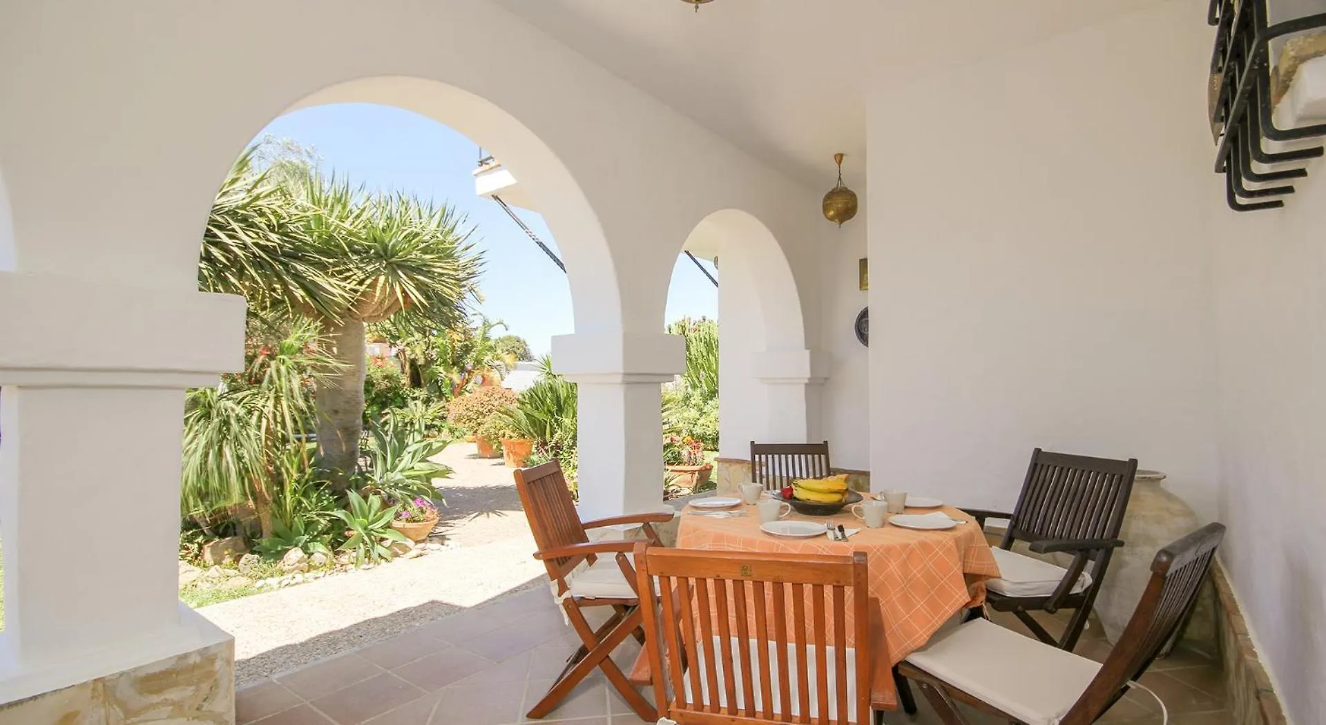 Arteflor Villa With Beautiful Garden At 200M From The Beach El Palmar
